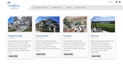 Desktop Screenshot of matrixrealestate.com